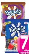 Yogueta Or Pin Pop Lollipops(All Flavours)-48's