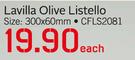 Lavilla Olive Listello CFLS2081-300x60mm Each