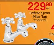 Oxford 15mm Pillar Tap TVOX5250/CH-Each