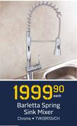Barletta Spring Sink Mixer Chrome TVKIBR55/CH-Each