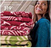 Assorted Double Blankets 200x230Cm-Each
