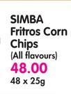 Simba Fritors Corn Chips(All Flavours)-48's