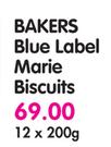 Bakers Blue Label Marie Biscuits-12's