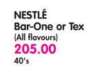 Neastle Bar One Or Tex(All Falvours)-40's