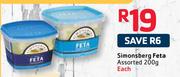 Simonsberg Feta Assorted-200g Each