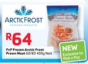 PnP Frozen Arctic Frost Prawn Meat 60/80-400g Nett