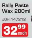 Rally Paste Wax 200ml JOH.147212