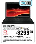 Compaq Presario CQ57 447SI Notebook