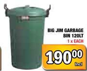 Big jim 120Ltr Garbage Bin