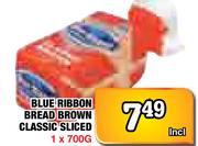 Blue Ribbon Bread Brown Classic Sliced-700g