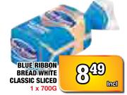 Blue Ribbon Bread White Classic Sliced-700g