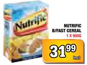 Nutrific B/Fast Cereal-900g