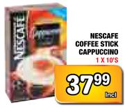 Nescafe Coffee Stick Cappuccino-10's pack