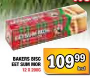 Bakers Bisc EET Sum Mor-12x200g