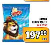 Simba Chips Assorted-24x125g