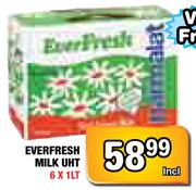 Everfresh Milk UHT-6x1Ltr