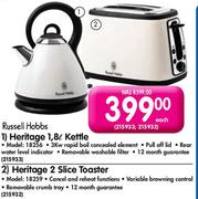 Russell Hobbs Heritage 2 Slice Toaster 