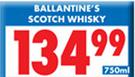 Ballantine's Scotch Whiskey-750ml