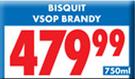 Bisquit Vsop Brandy-750ml