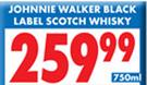 Johnnie Walker Black Label Scotch Whiskey-750ml