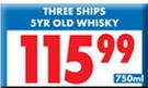 Three Ships 5YR Old Whisky-750ml
