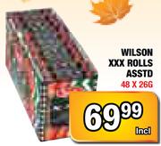 Wilson XXX Rolls Asstd-48x26g