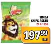 Simba Chips Asstd-24x125g