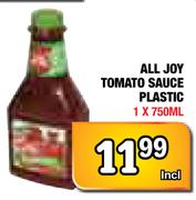 All Joy Tomato Sauce Plastic-1x750ml