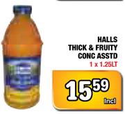 Halls Thick & Fruity Conc Asstd-1x1.25LT