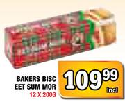 Bakes Bisc EET Sum Mor-12x200g