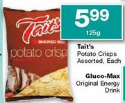 Tait's Potato Crisps Assorted-125g Each