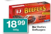 I&J Beefers Biefburgers-500g