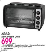 Sanbeam 25L Compact Oven SCO-250