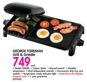 Gerrge Foreman Grill & Griddle GR64G