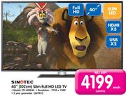 Sinotec 40" Slim FHD LED TV STL-40SE46