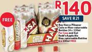 Hansa Pilsener Cans Or Non-Returnable Bottels-24x330Ml Per Case