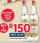 Stravinsky Vodka-2x750Ml
