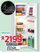 Hisense 220ltr Top Freezer White