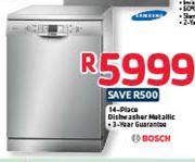 Bosch 14-Place Dishwasher Metallic 