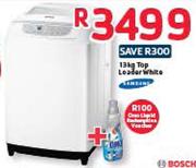Samsung 13kg Top Loader White