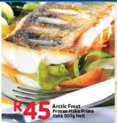 Arctic Frost Frozen Hake Prime Cuts-500g Nett