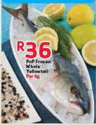 PnP Frozen Whole Yellowtail-Per Kg