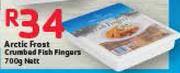 Arctic Frost Crumbed Fish Fingers-700g Nett