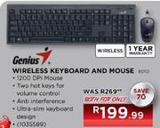 Genius Wireless Keyboard And Mouse 
