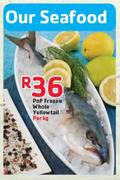 PnP Frozen-Whole Yellow Tail-Per kg