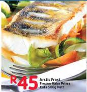 Arctic Frost Frozen Hake Prime Cuts-500g Nett