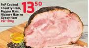PnP Cooked Country Ham, Pepper Ham, Hickory Ham Or Gypsy Ham-Per 100g