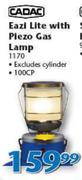 Cadac Eazi Lite With Plezo Gas Lamp 1170