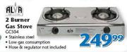 Alva 2 Burner Gas Stove GCS04