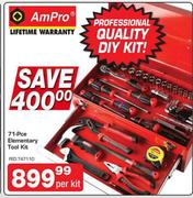 Ampro 71-Pce Elementary Tool Kit-Per Kit